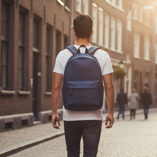 BEARKY Student Backpack Blue