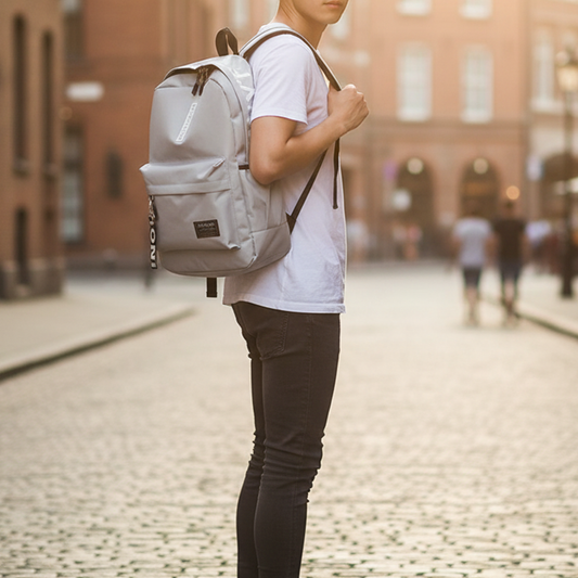 Foreign Trade Backpack White