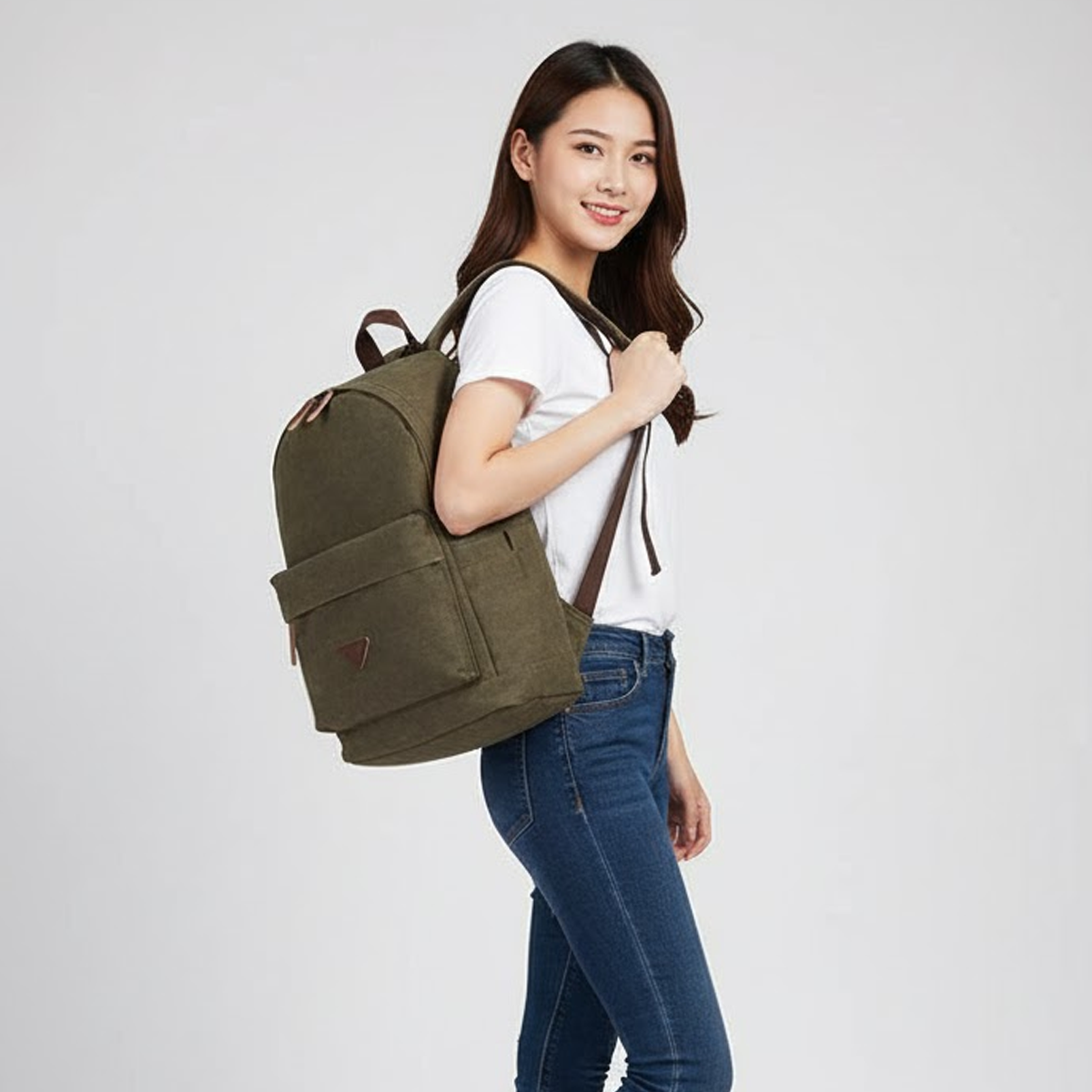 BEARKY Student Backpack Green
