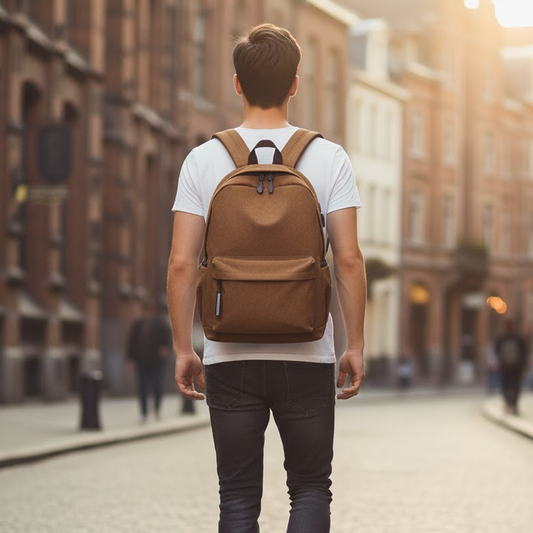 BEARKY Student Backpack Coffee